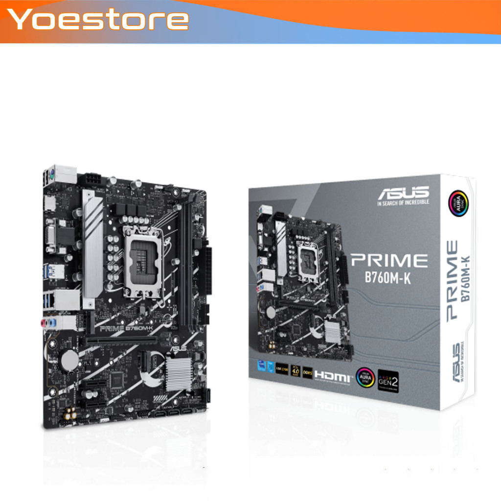 ASUS PRIME B760M-K D5 | MOTHERBOARD INTEL B760 LGA1700 DDR5