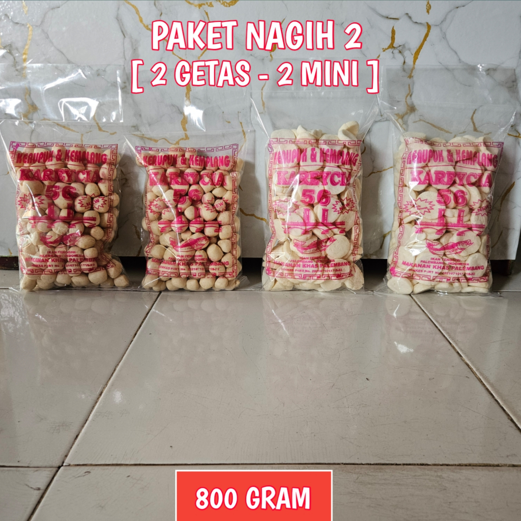 

Kerupuk Kemplang Ikan Tenggiri - Paket Nagih 2 - Hemat & Fresh – Khas Palembang