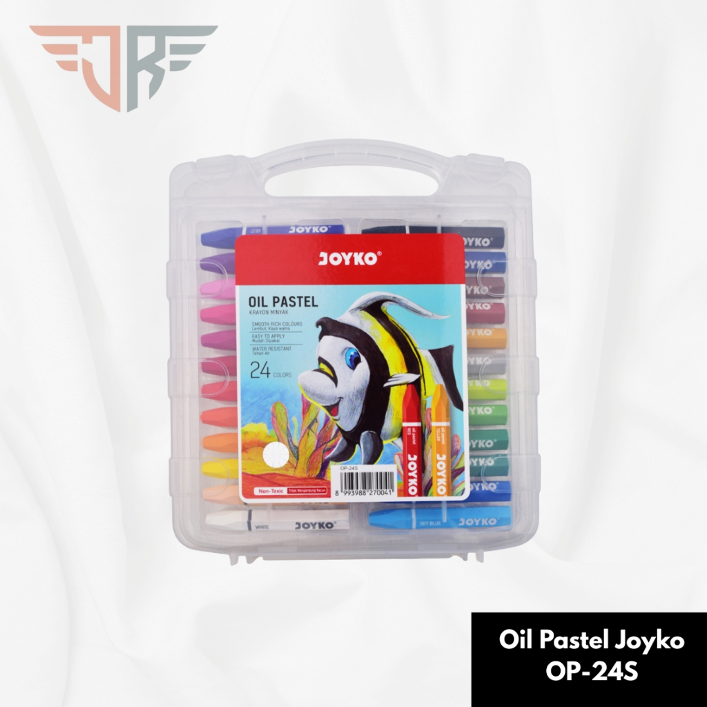

Crayon Joyko OP-24s / Krayon Minyak isi 24 Warna / Oil Pastel OP 24S For Drawing Water Resistant - Non Toxic