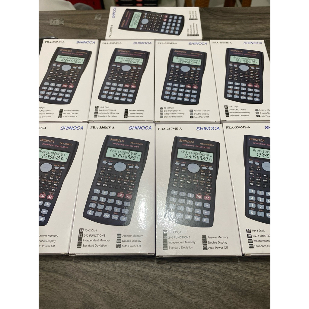 

Calculator Scientific Shinoca 350MS-A / Kalkulator Ilmiah
