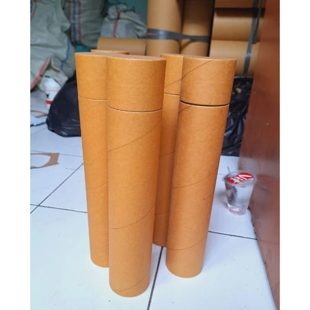 

Selongsong Paper Tube Tabung Karton Tutup Diameter 6,5 Cm Gulungan Kain