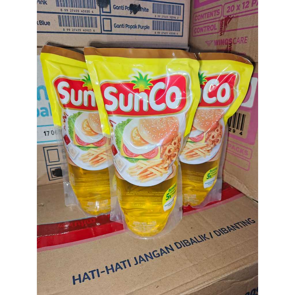 

Sunco Minyak Goreng Kelapa Sawit Kemasan 1 Liter Refill/Pouch