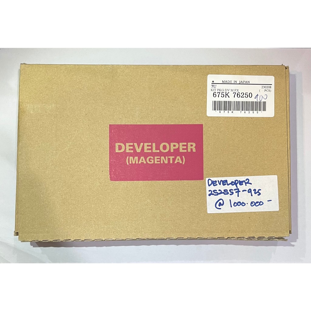 Toner Developer Fuji Xerox warna Magenta - Mesin Warna Fuji Xerox