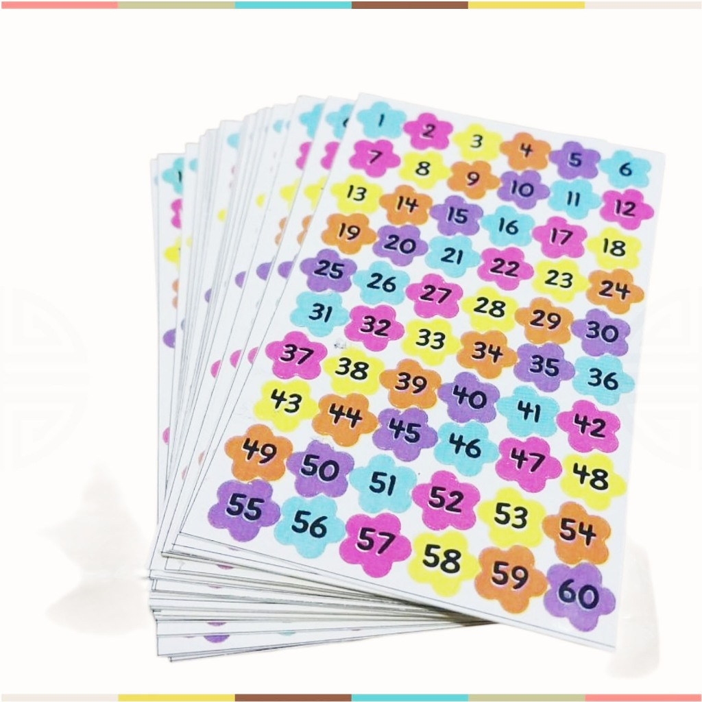 

Stiker Bunga Mini Angka 1 - 120 - 240