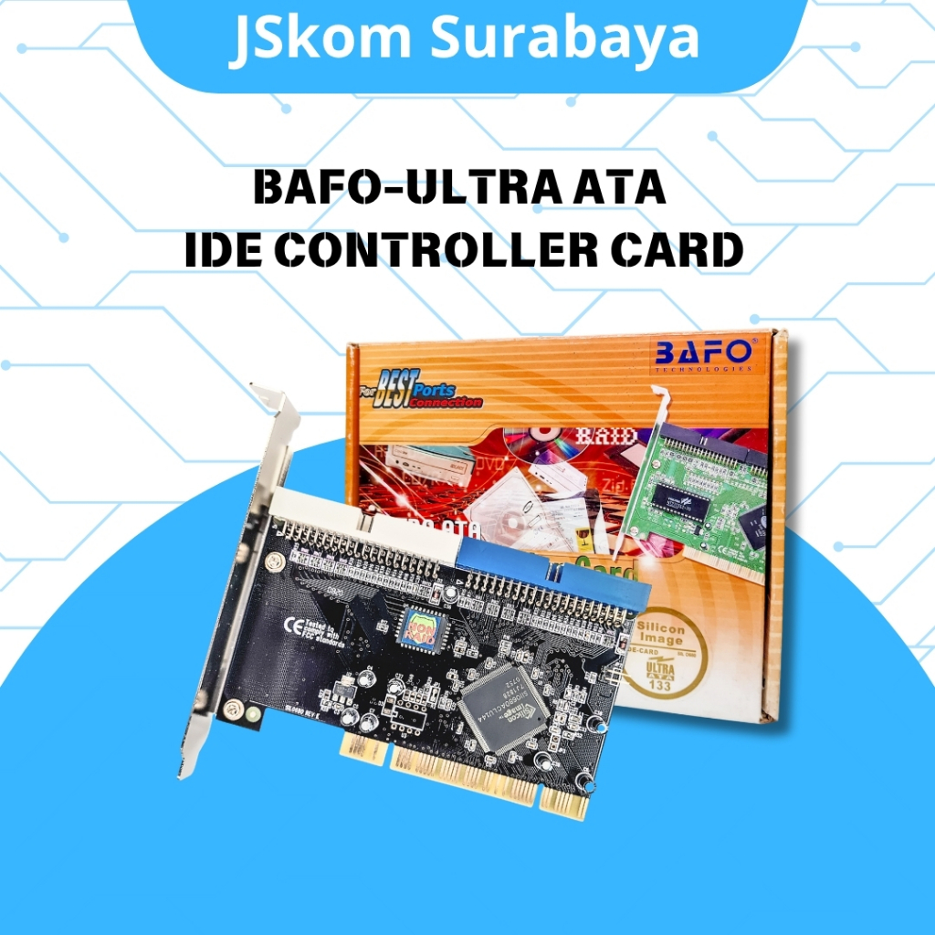 BAFO Ultra ATA PCI IDE Controller Card – Expansion Card Support HDD/CD-ROM