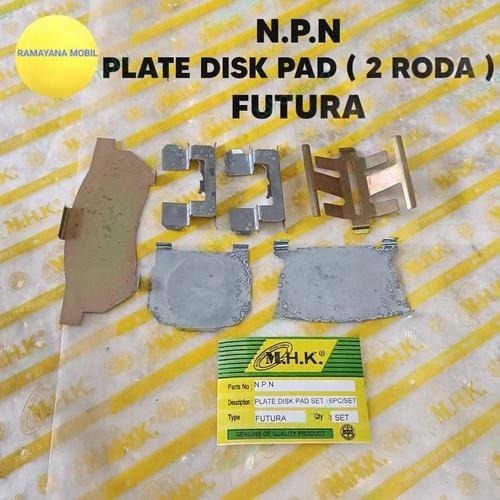 PLATE DISK /KANCINGAN BRAKE PAD SET 6 PCS SUZUKI FUTURA SL413, KARIMUN