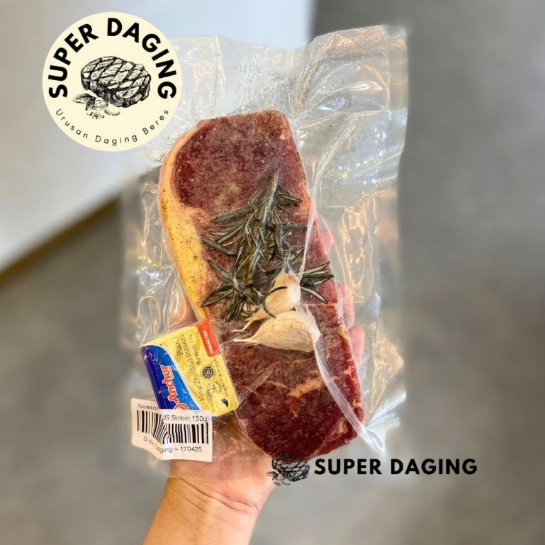 

Australian Sirloin Steak Berbumbu Siap Masak - Super Daging Semarang