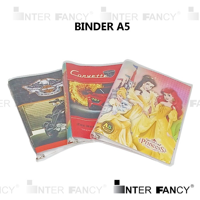 

Buku Binder Book Binder Clip Notebook Ring A5, adalah cover buku yang ada penjepitnya besi dan harus diisi dengan loose leaf, lembarran kertas. Bahan plastik, penjepitnya dari besi stainless steel