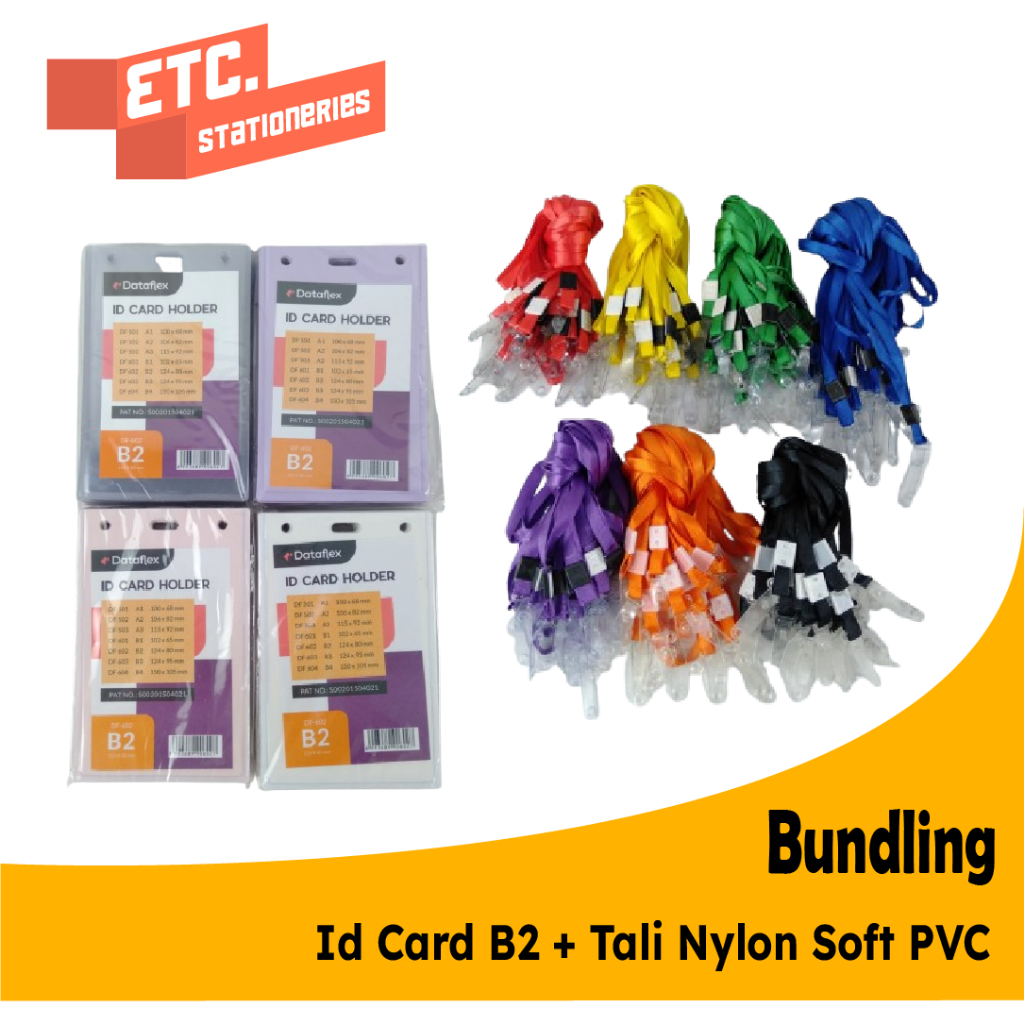 

Paket Bundling Id Card B2 + Tali Nylon Soft PVC (NYLKSFP)