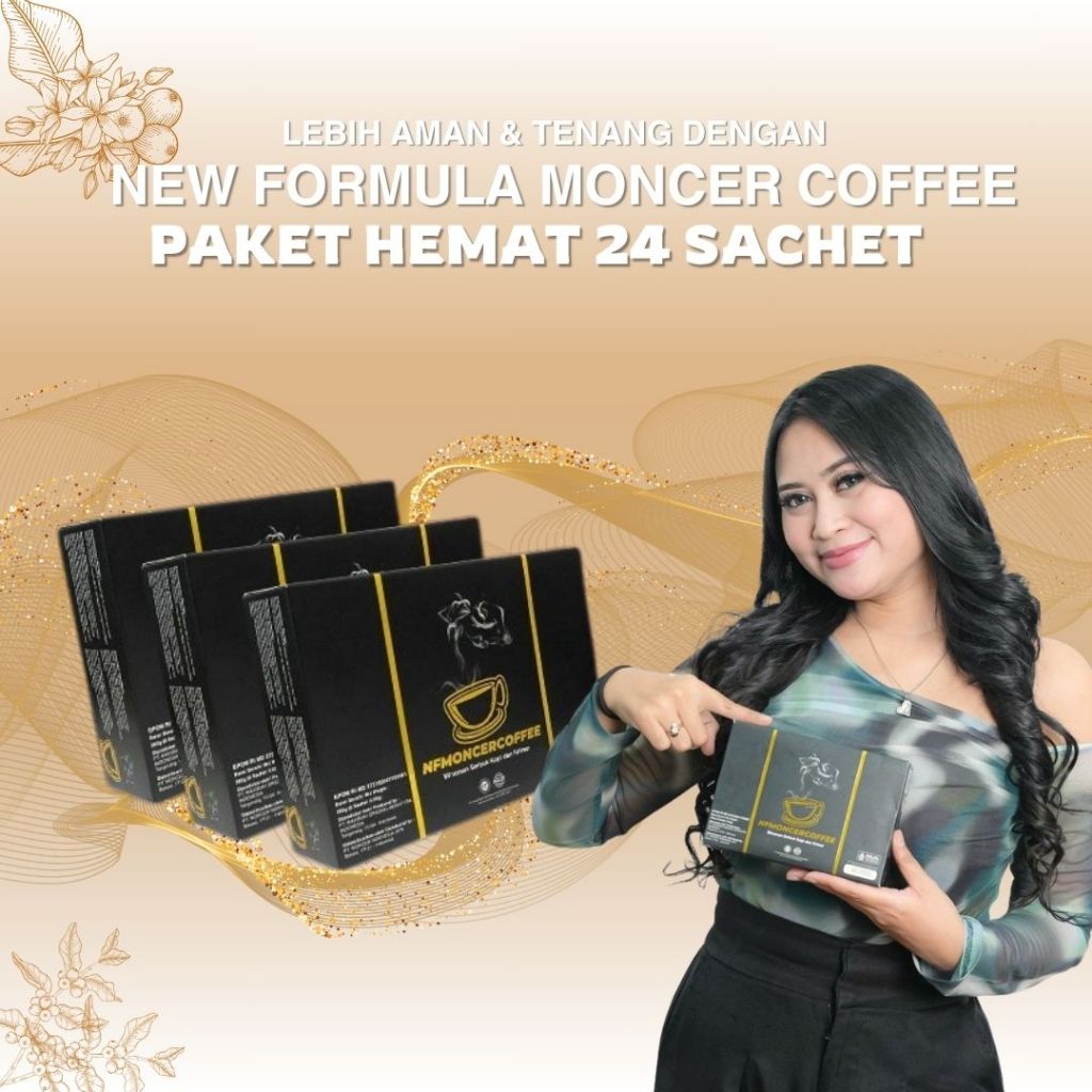 

NFMONCERRR KOPI (Paket Hemat) Minuman Kopi 24 Sachet Aman Sudah BPOM & Halal