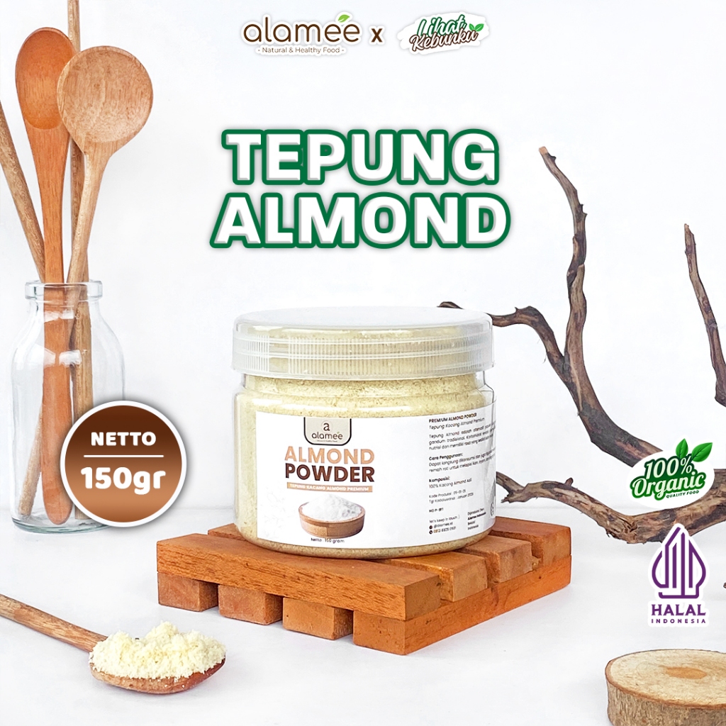 

ALAMEE Almond Powder Flour Bubuk Tepung Almon Halus Untuk Kue Gluten Free 150gr LIHAT KEBUNKU