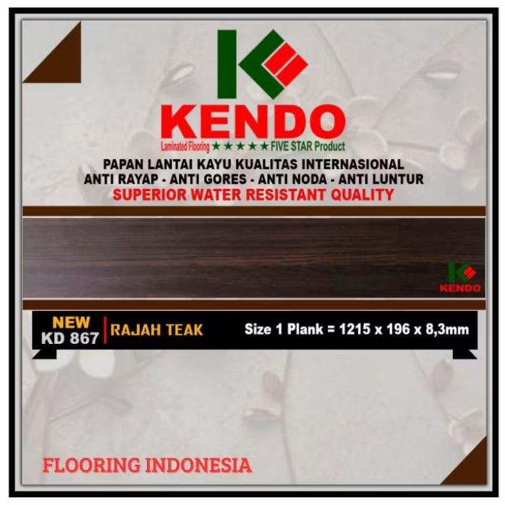 parket lantai kayu Kendo KD867/Box