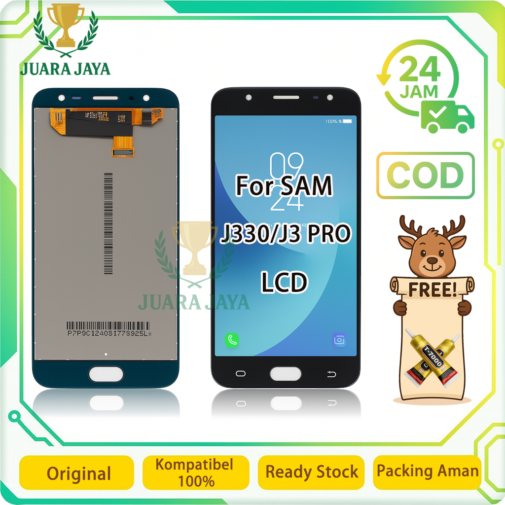 LCD FOR SAMSUNG J330/J3PRO  UNIVERSAL FULLSET Touchscreen LCD HP OG TOUCHSCREEN