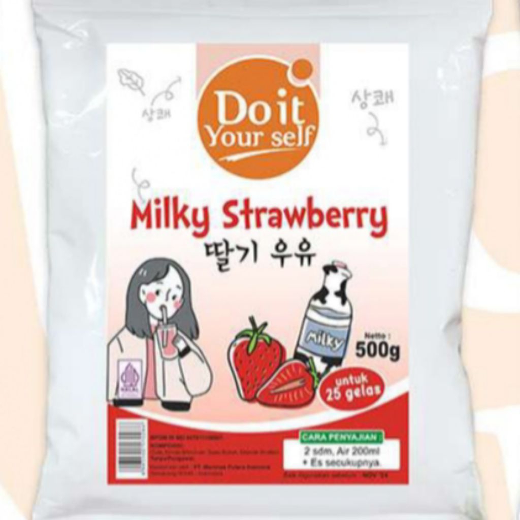 

DIY Powder Milky Strawberry 500gr