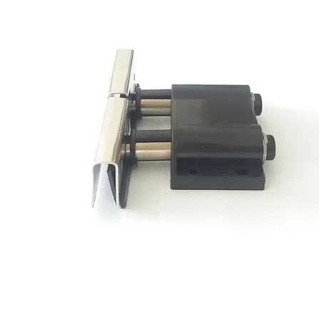 Engsel Jacip Penjepit Kaca Stainless Push Open Magnet Penahan Pintu Etalase Lemari Kabinet