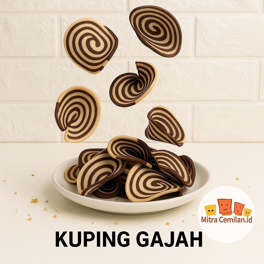 

KUPING GAJAH COKLAT ORIGINAL 100G, 200G, 500G, TIPIS, RASA ENAK // SNACk MITRACEMILANID