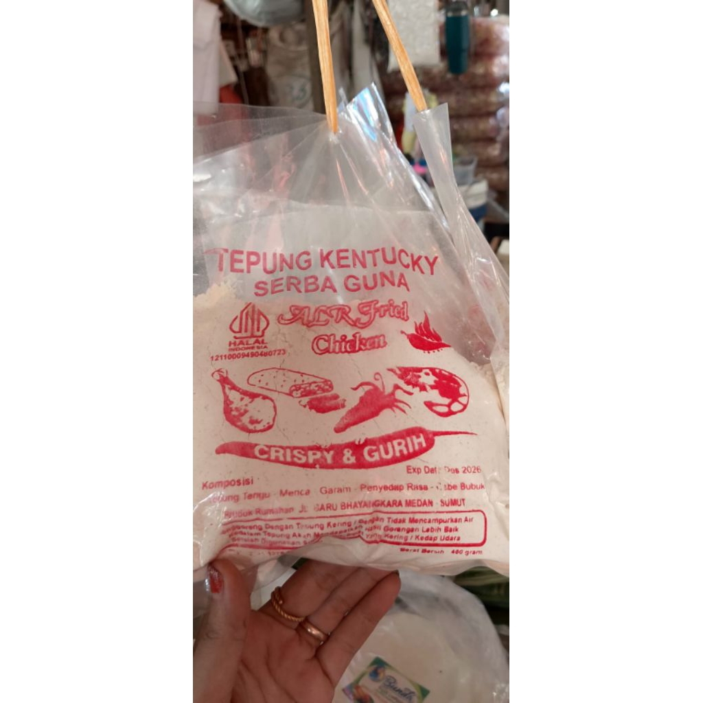 

tepung kentucky pedas serbaguna 1 bks