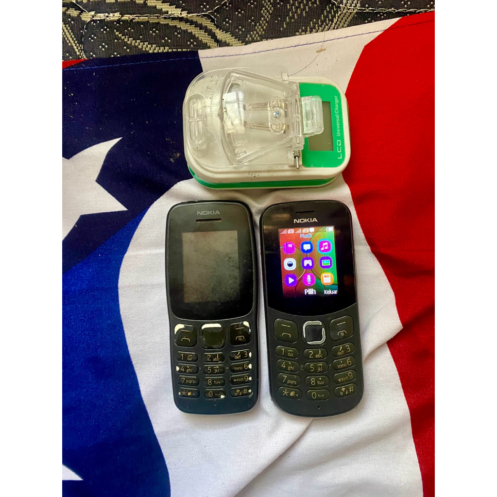 2 hp Nokia jadul murah musik mp3 lancar dual sim