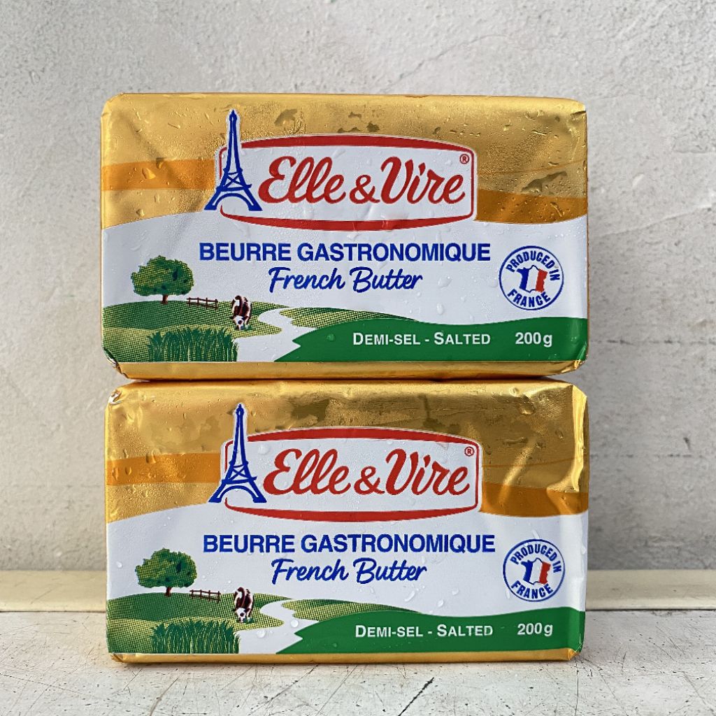 

Elle & vire butter SALTED 200 gram | salted butter | elle & vire salted butter | butter salted