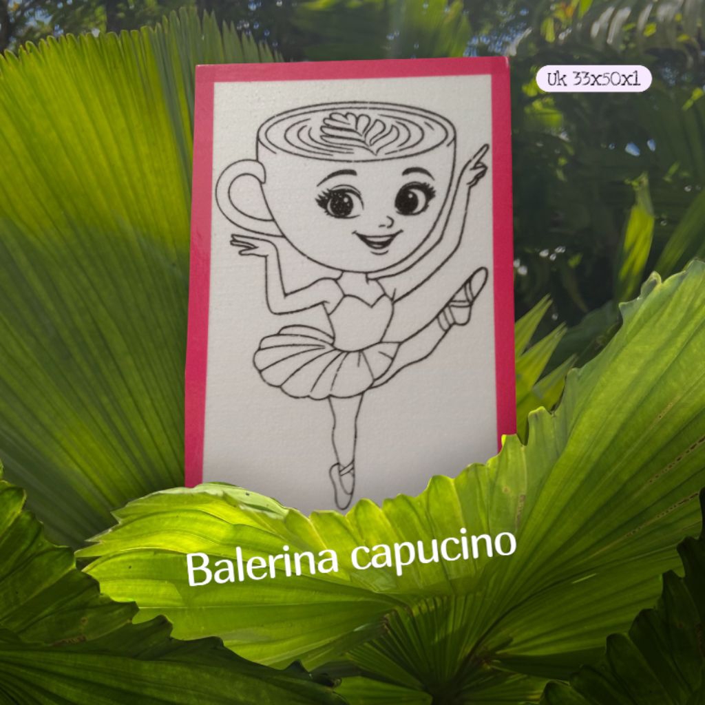 

paket 100pc gambar strofoam lukisan mewarnai uk 33x50x1cm