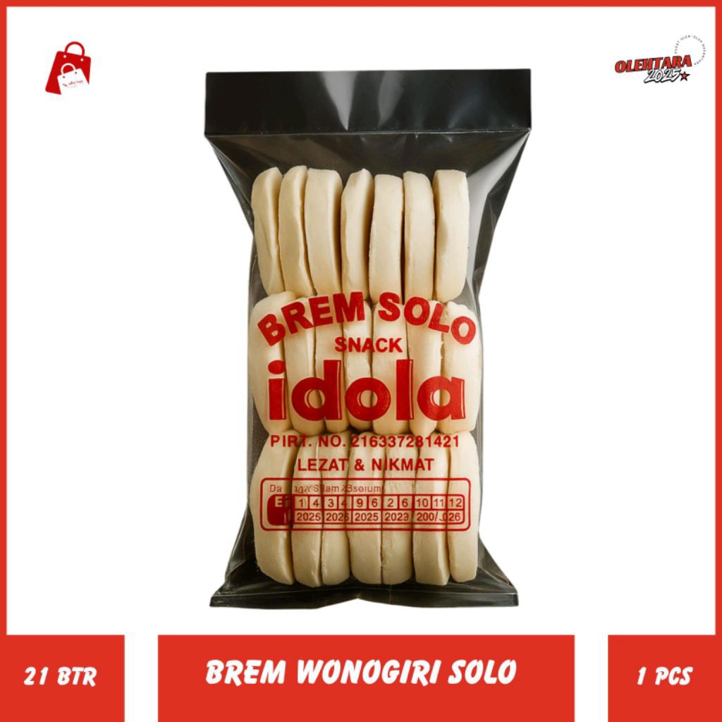 

Brem Solo Wonogiri 21 Butir Murah Manis Masam