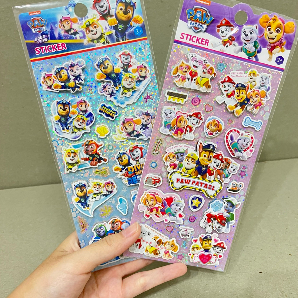 

Stiker Paw Patrol / Stiker 3D / Stiker Hologram / Stiker Viral