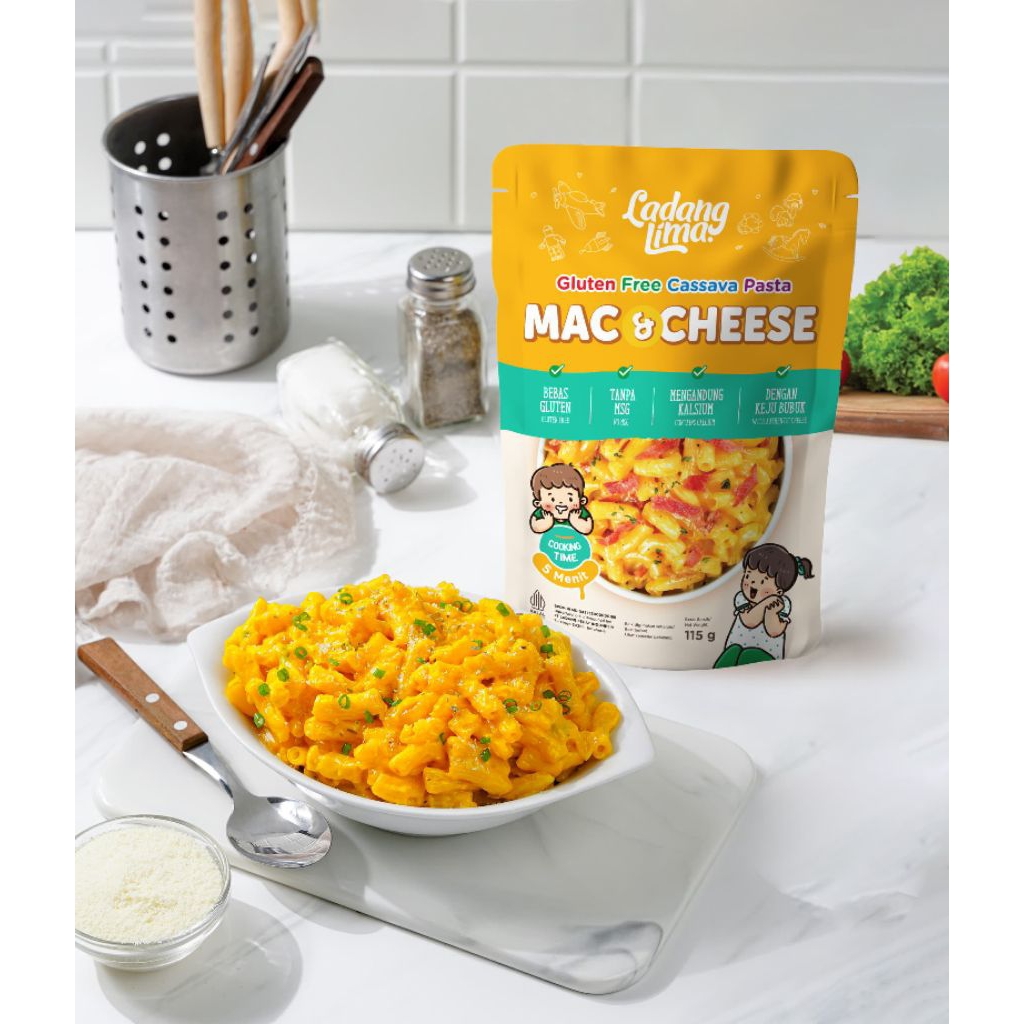 

Pasta Mac and Cheese 115g - Pasta Gluten Free Ladang Lima