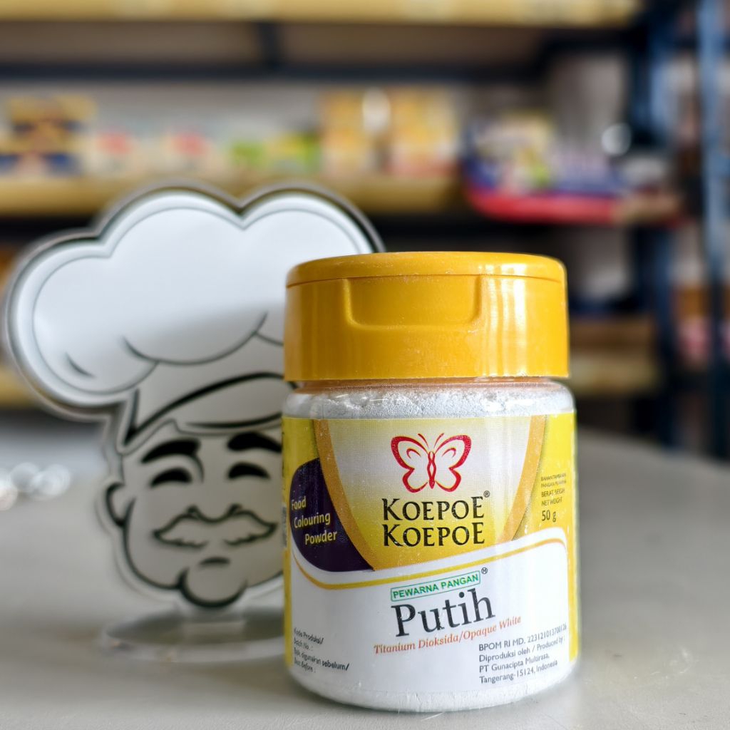 

Koepoe Opaque / Koepoe Pewarna Putih 50Gr