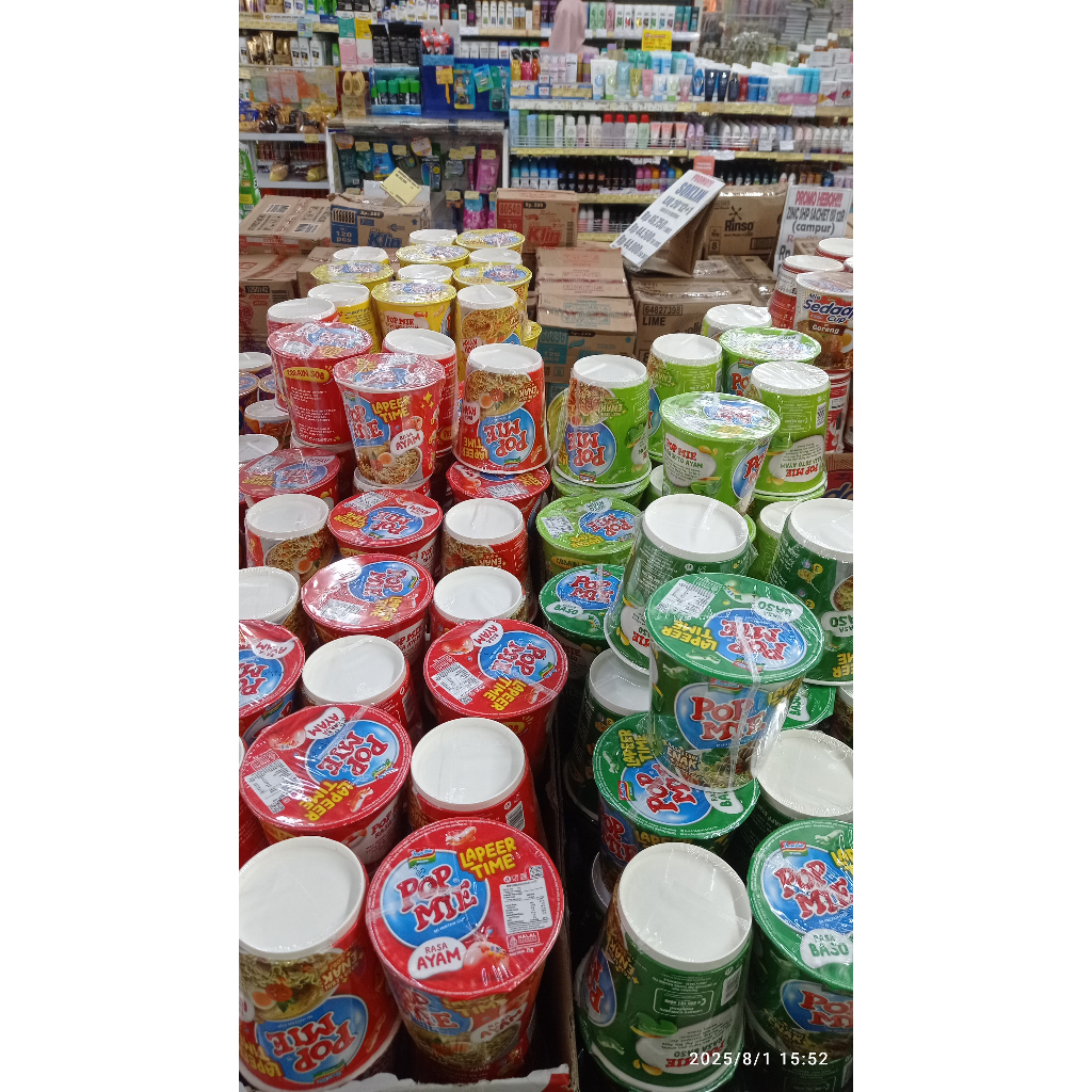 

Pop Mie 75 gr All Varian | Pop Mie Laper Time