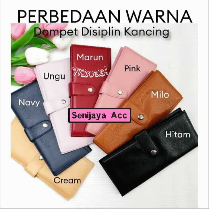 DOMPET DISIPLIN KANCING MINI KEREN / DOMPET DISIPLIN KEUANGAN Dompet Disiplin Polos Mini 32 Slot Uan