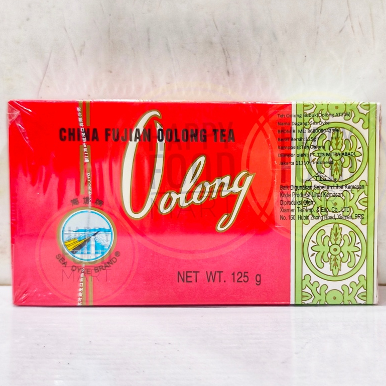 

[BPOM] SEA DYKE BRAND CHINA FUJIAN OOLONG TEA 125 GRAM/CHINESE TEA/TEH CHINA/TEH CINA
