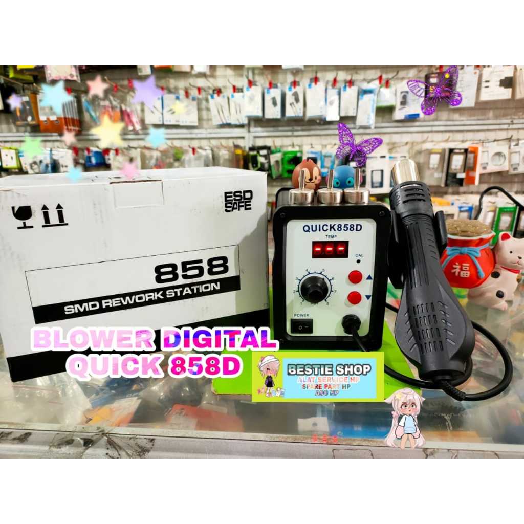 BLOWER QUICK 858D/HOT AIR QUICK 858 DIGITAL/SOLDER UAP QUICK 858 DIGITAL/HOT AIR NEPTO DIGITAL 868D/