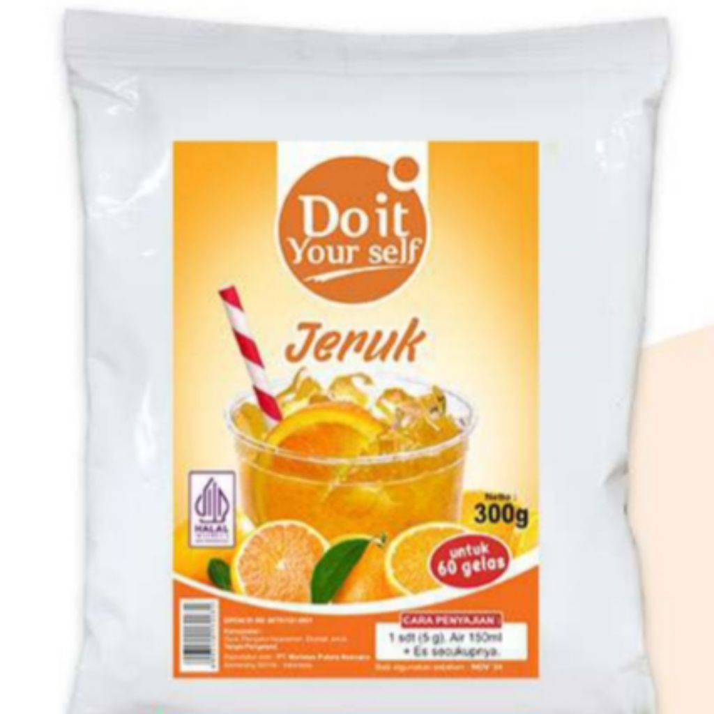 

DIY Powder Minuman Buah Jeruk 300gr