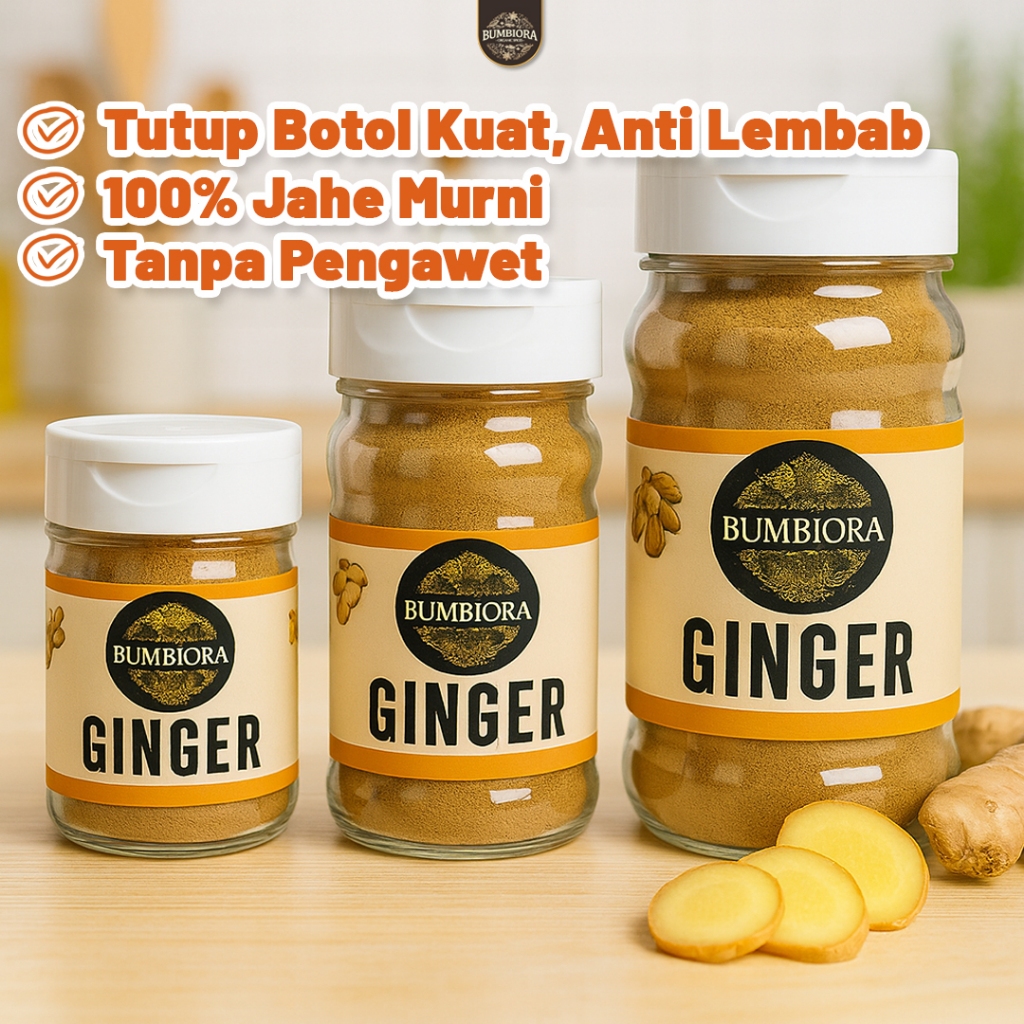 

Bumbiora - Jahe Bubuk Murni | Ginger Powder Premium - 50gr 30gr 20gr