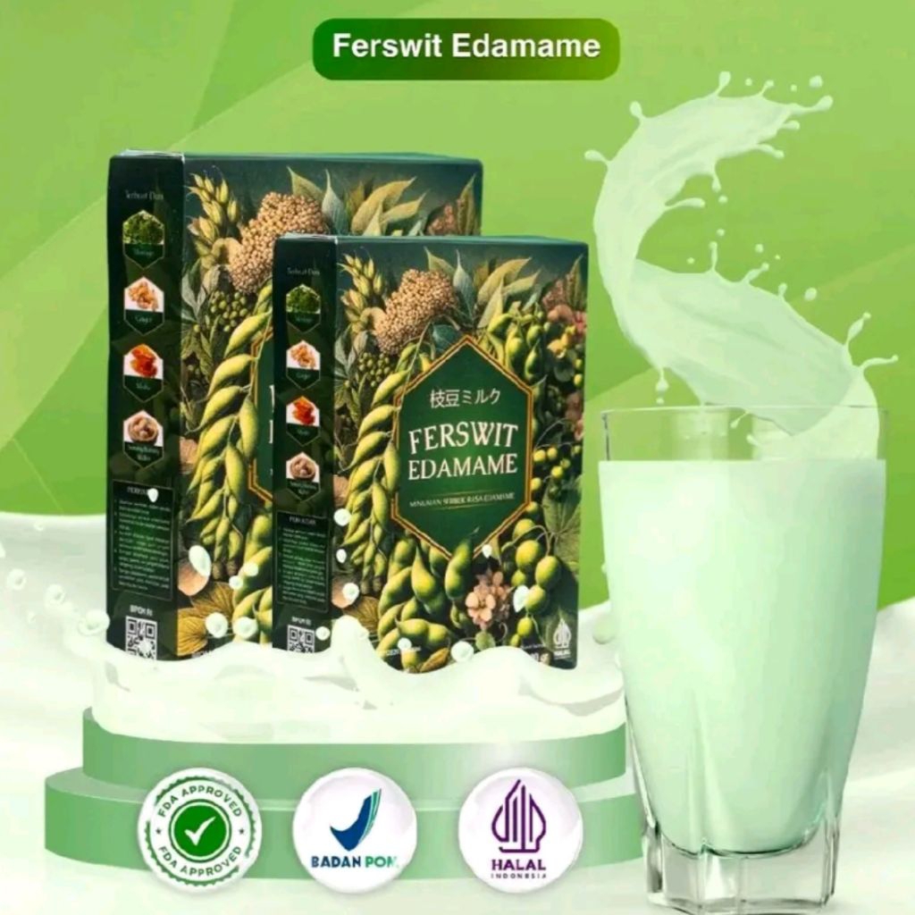 

Ferswit Susu Edamame Jepang Asli Original Untuk Tulang & Sendi
