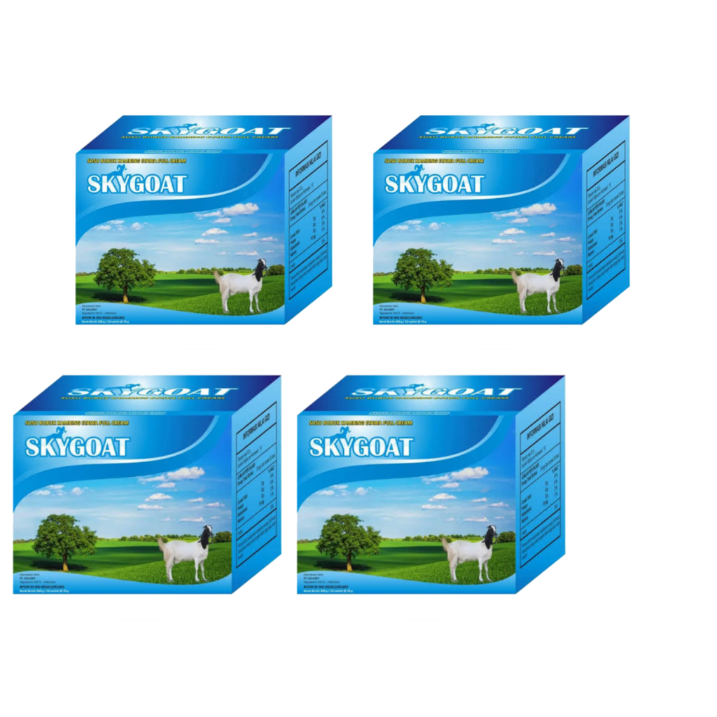 

4 BOX SKYGOAT susu kambing etawa full cream asli 100% original