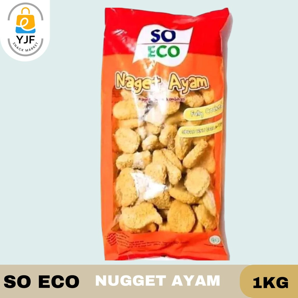 

So Eco Chicken Nugget Kemasan 1kg / Nugget Ayam