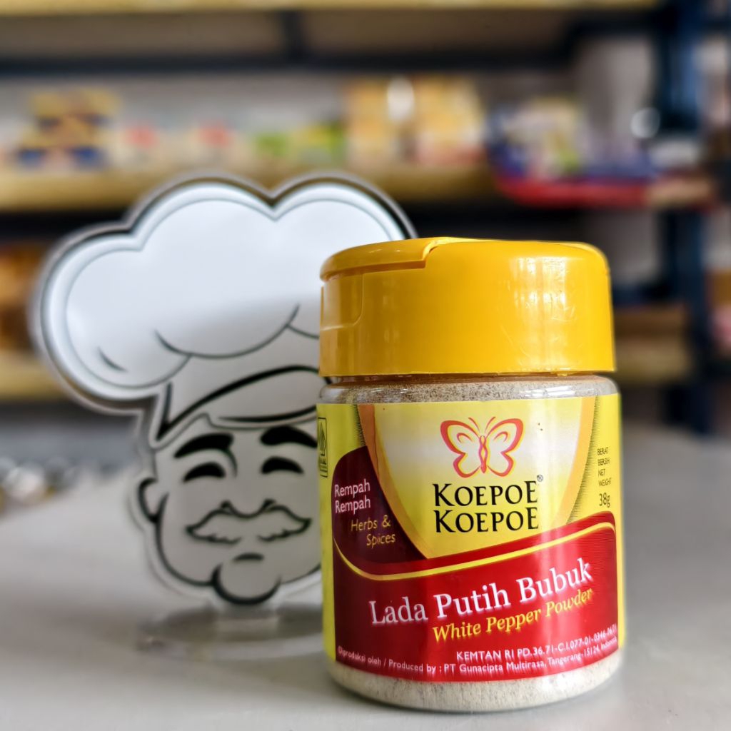 

Koepoe Koepoe Lada Putih Bubuk 38Gr / Koepoe White Pepper Powder