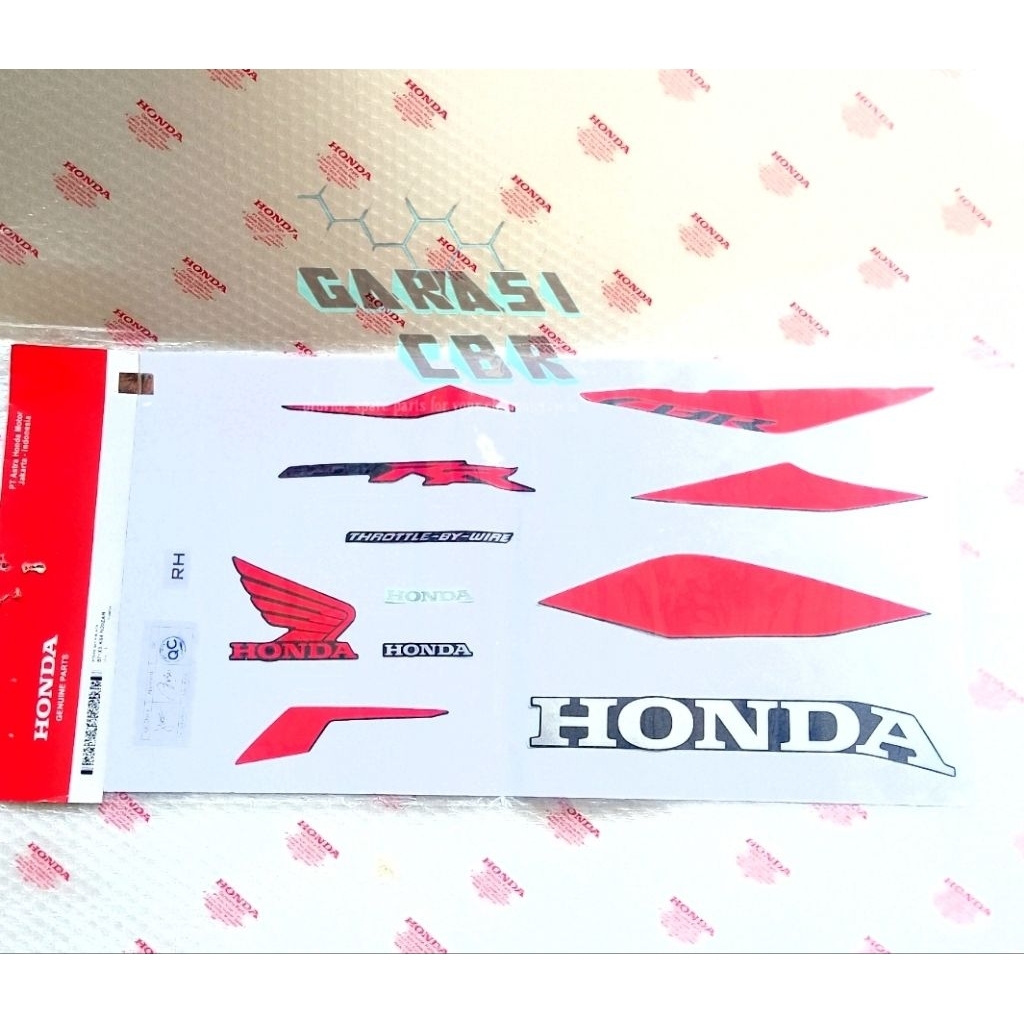 Stripe set CBR 250RR - Striping Sticker full Body CBR 250RR Mat black