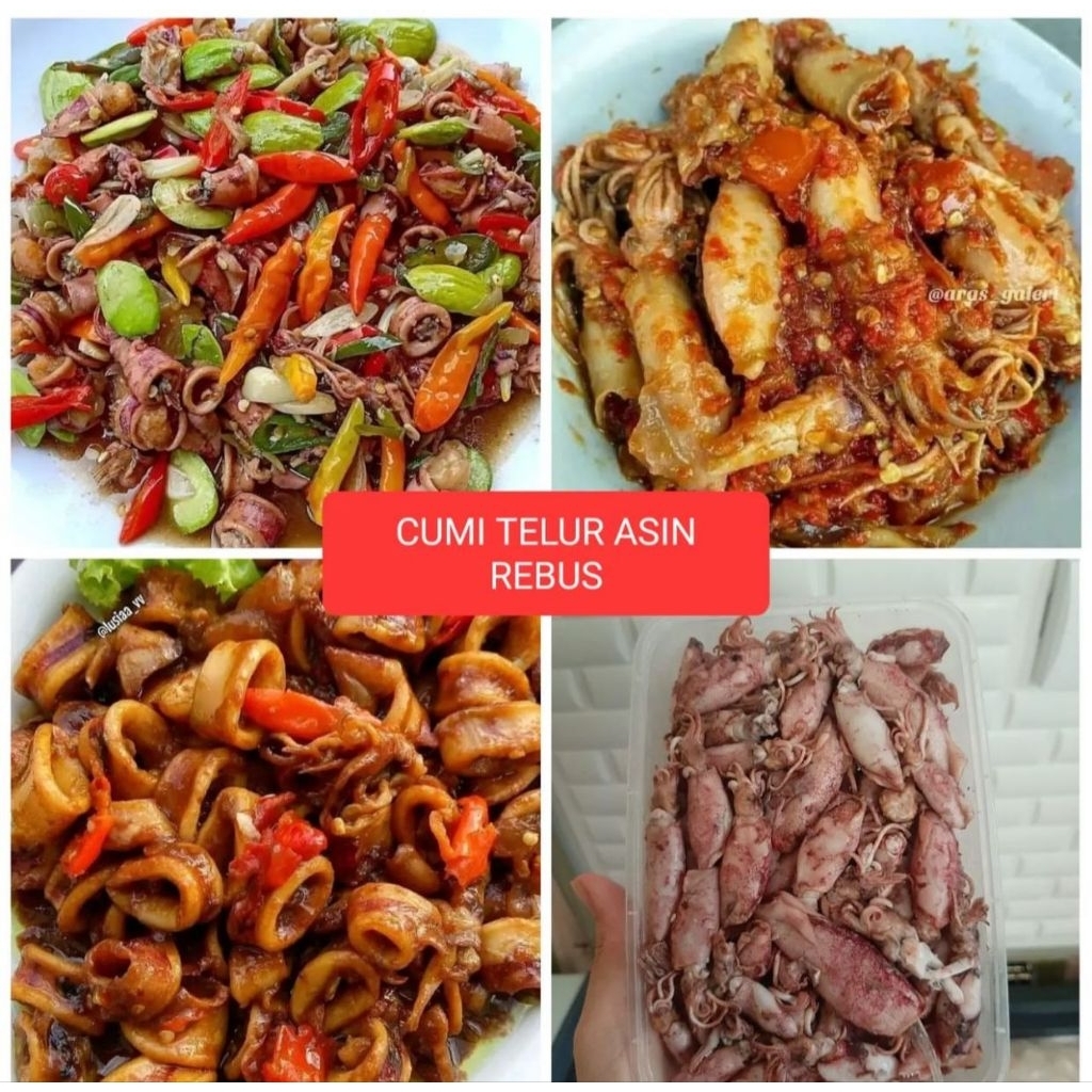 

cumi asin semi kering 250 gr
