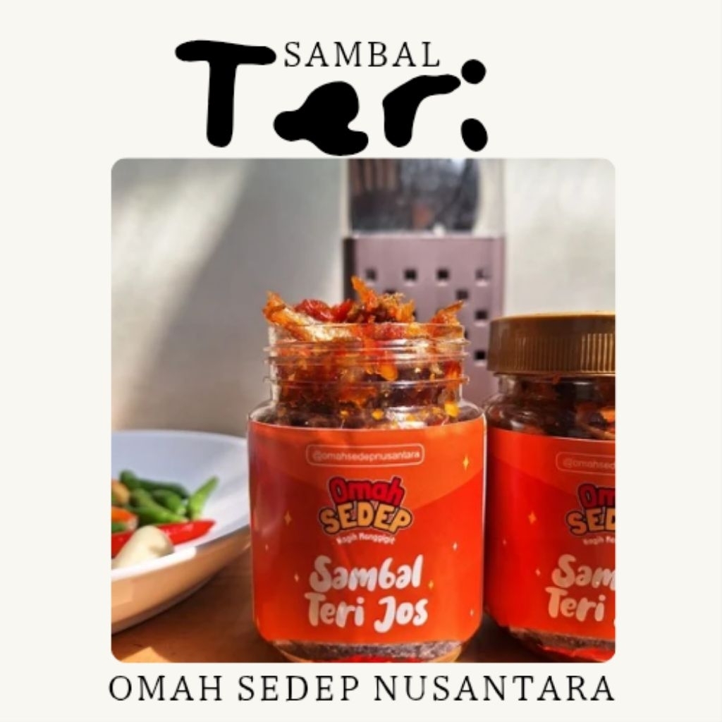 

Sambal Teri Balado 180 Gram - Omah Sedep | Sambal Lauk