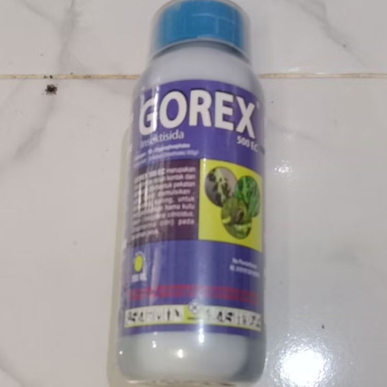 Gorex 500EC insektisida golongan : 1B organophosphates  ,Bahan aktif : Dimetoat (Dimethoate )500g/l 