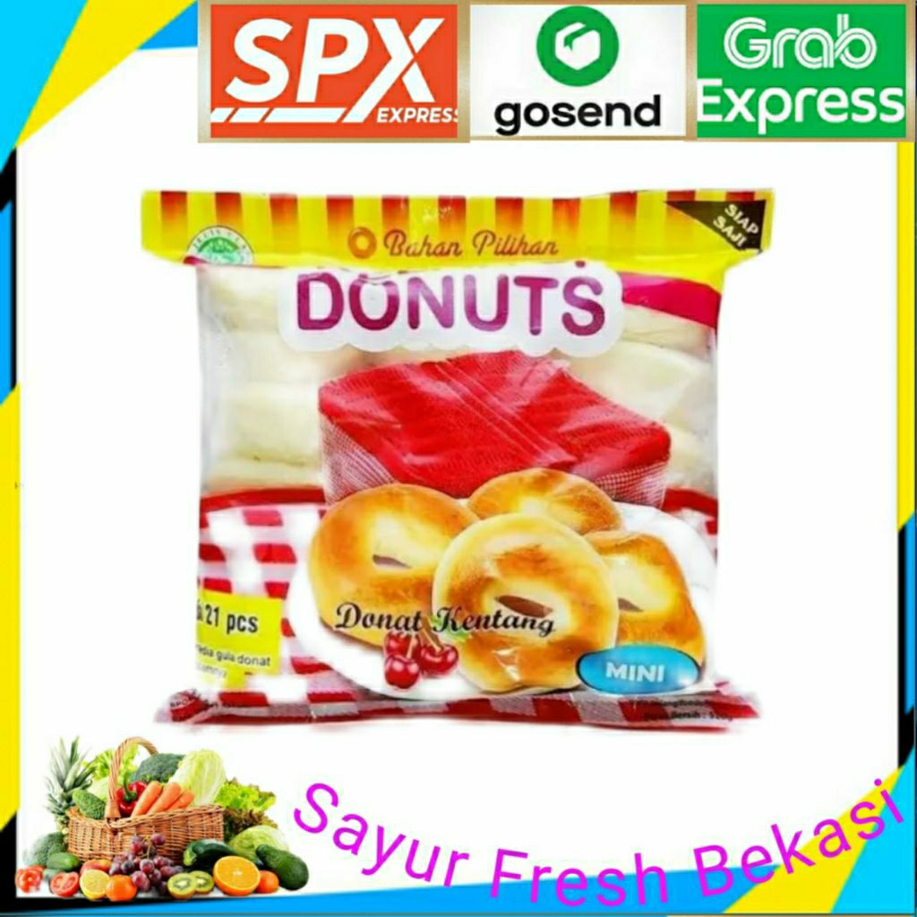 

Donat Kentang Mini (isi 21pcs).