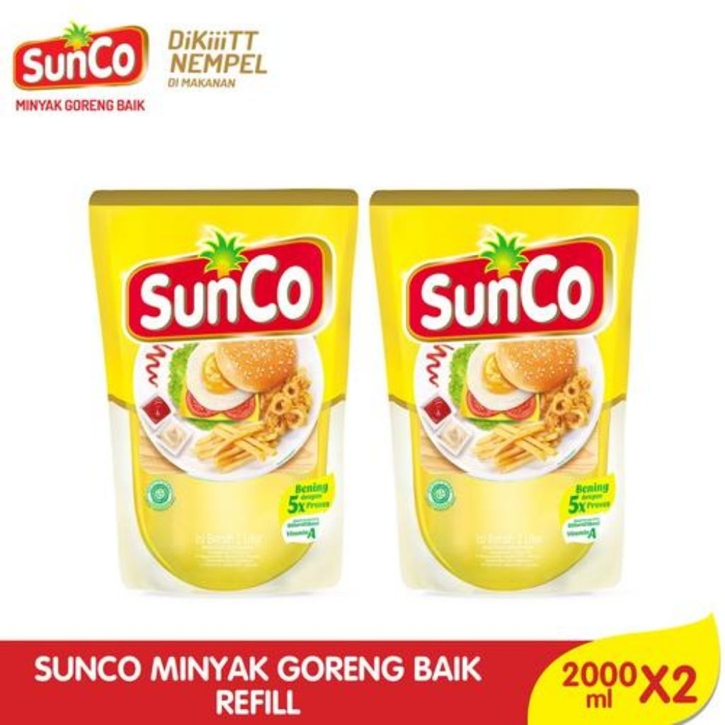

LANGSUNG KIRIM JATIM Minyak Goreng Sunco Refill 2L Krispi Renyah