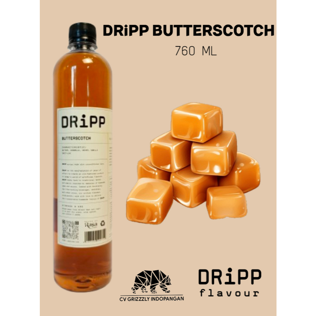 

DRiPP Butterscotch Flavour Syrup (Sirup Rasa Butterscotch)