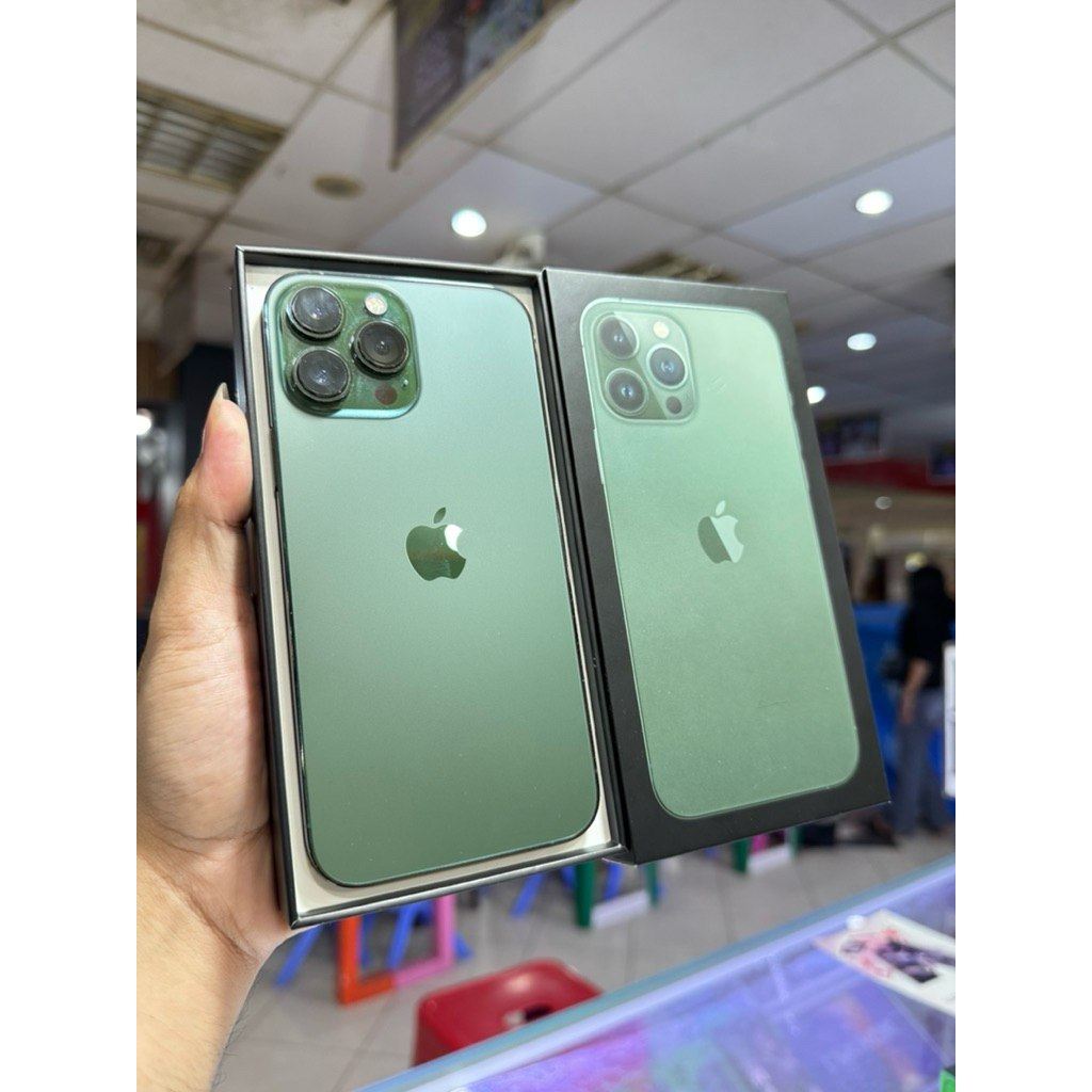 iPhone 13 Pro Max 512GB Ex ibox BH 84% Lengkap no minus