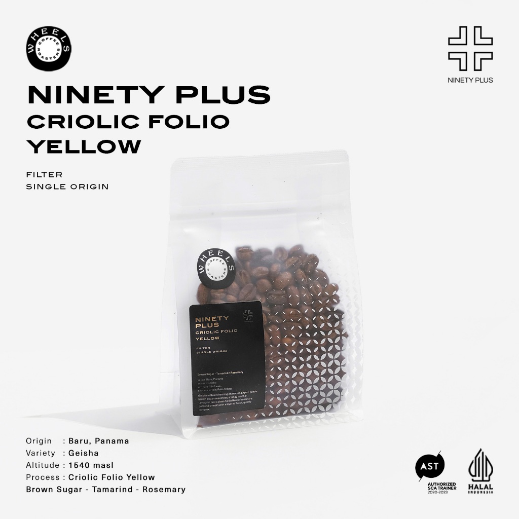 

Ninety Plus Criolic Folio Yellow Single Origin Filter Specialty Wheels Coffee Roasters
