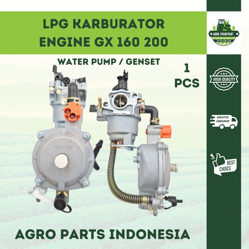 Karburator Converter Gas LPG GX 160 200 Konverter Karbu Carburator LPG Mesin Penggerak Honda Genset