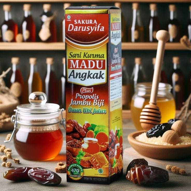 

madu angkak, sari kurma madu angkak