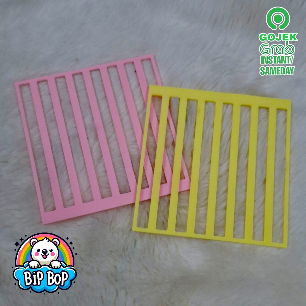 

Diamond Painting Stencil Ruler for Square Diamonds Penggaris Diamond Painting Kotak 10x10 cm